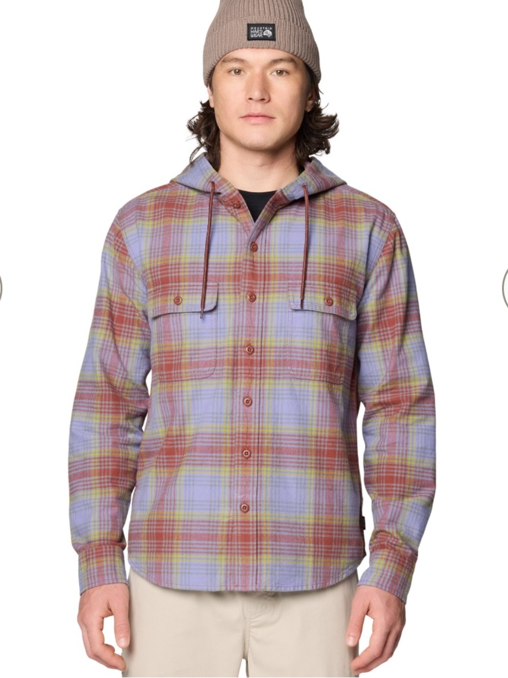 Mountain Hardware Dusk Creek Long-Sleeve Hooded Shirt - Men's Medium